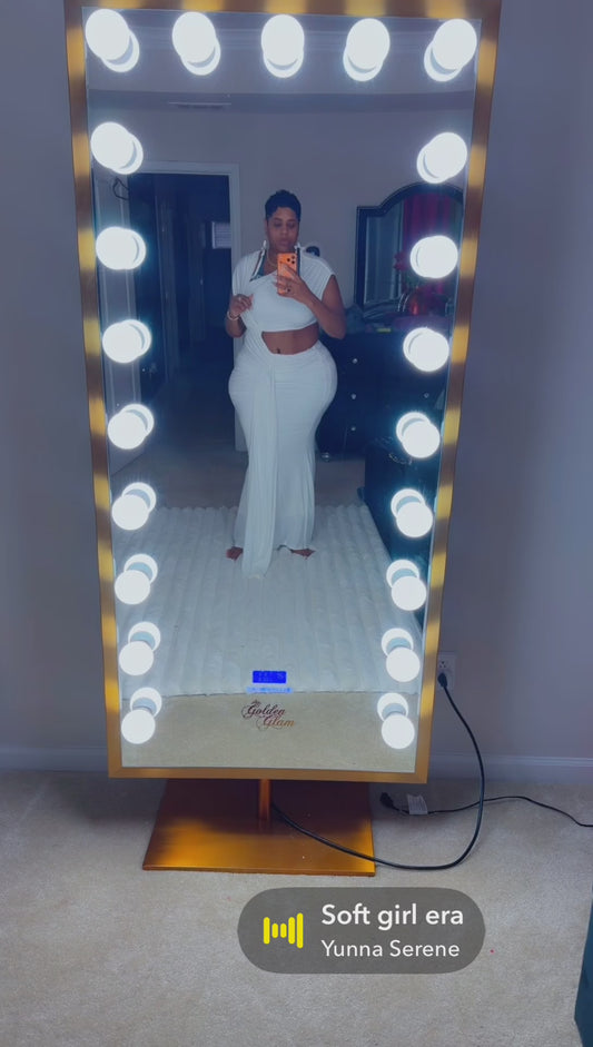 White cutout dress